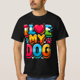 Ik hou van mijn hond t-shirt