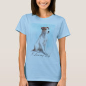 Ik hou van mijn hond t-shirt (Voorkant)