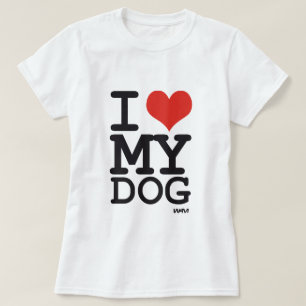 Ik hou van mijn hond t-shirt