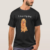 Ik hou van mijn hond t-shirt (Voorkant)