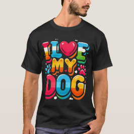 Ik hou van mijn hond t-shirt