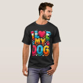 Ik hou van mijn hond t-shirt (Voorkant volledig)