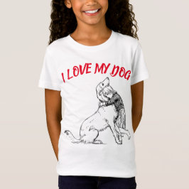 Ik hou van mijn hond t-shirt