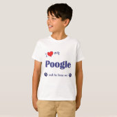 Ik hou van mijn hond t-shirt (Voorkant volledig)