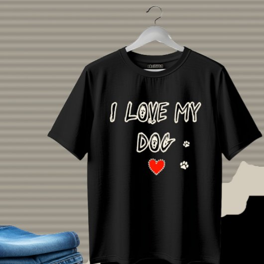 Ik hou van mijn hond t-shirt