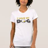 Ik hou van mijn hond t-shirt (Voorkant)