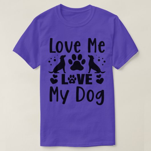 Ik hou van mijn hond t-shirt (Design voorkant)