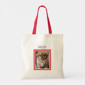 Ik hou van mijn hond tote bag (Achterkant)