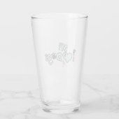 Ik hou van mijn honden glas (Achterkant)