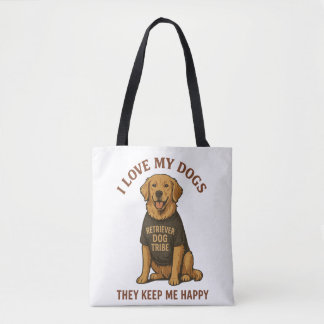 Ik hou van mijn honden tote bag