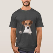 Ik hou van mijn hondenfoto t-shirt (Voorkant)