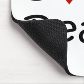 Ik hou van mijn Hondenliefhebber en kleding Muismat (Hoek)