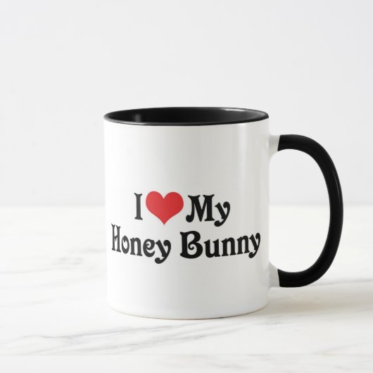 Ik hou van mijn Honey Bunny Mok (Rechts)