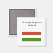 Ik hou van mijn Hongaarse Husband Magnet (Voorkant / Achterkant)