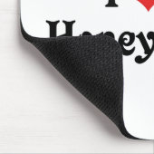 Ik hou van mijn honingbunny muismat (Hoek)