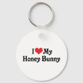 Ik hou van mijn honingbunny sleutelhanger (Voorkant)