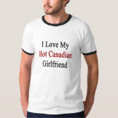Ik hou van mijn Hot Canadian Vriendin T-shirt (Voorkant)