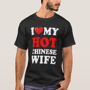 Ik hou van mijn Hot Chinese vrouw Funny Husband Gi T-shirt
