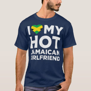 Ik hou van mijn Hot Jamaicaans Vriendin Cute Jamai T-shirt