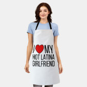 Ik hou van mijn Hot Latina Vriendin Schort (Gedragen)