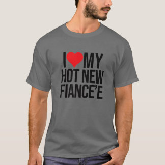 Ik hou van mijn Hot New Fancee Valentijnsdag Match T-shirt