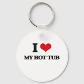 Ik hou van mijn hotbub sleutelhanger (Voorkant)