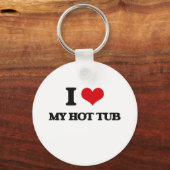 Ik hou van mijn hotbub sleutelhanger (Voorkant)
