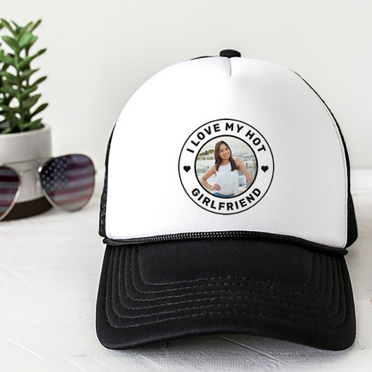 Ik hou van mijn hotste Vriendin op maat Trucker Pet