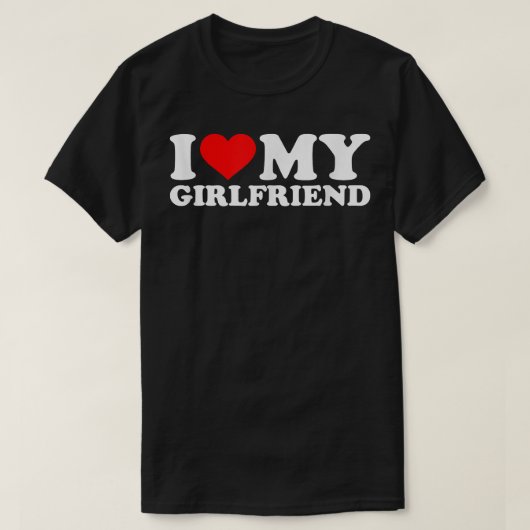 Ik hou van mijn hotVriendin Shirt GF Ik hoor mijn  (Design voorkant)