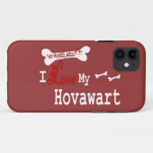 Ik hou van mijn Hovawart Case-Mate iPhone Case (Achterkant (horizontaal))