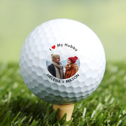 Ik hou van mijn Hubby foto Golfballen