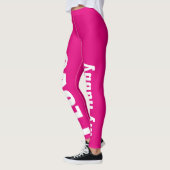 Ik hou van mijn Hubby Pink White Cute Girly Chic Leggings (Links)