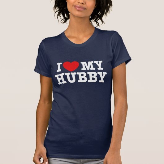 Ik hou van mijn Hubby T-shirt (Voorkant)