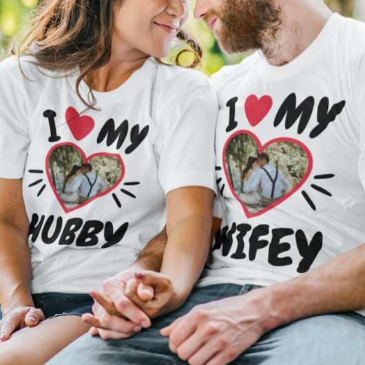 Ik hou van mijn [Hubby/Wifey] T-shirt