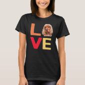 Ik hou van mijn huisEngelse Cocker Spaniel Dog-Fun T-shirt (Voorkant)
