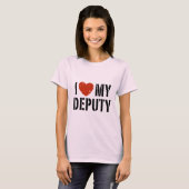 Ik hou van mijn hulpsheriff t-shirt (Voorkant volledig)
