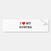Ik hou van mijn HUNTER Bumpersticker (Voorkant)
