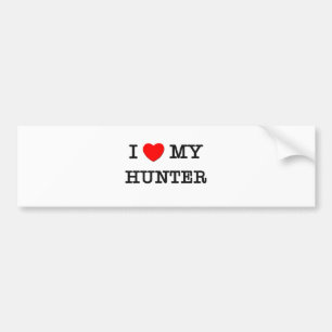 Ik hou van mijn HUNTER Bumpersticker