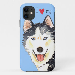 Ik hou van mijn Husky Case-Mate iPhone Case