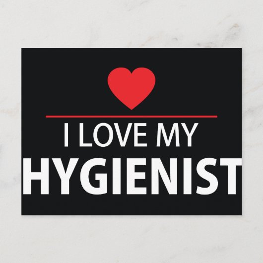 Ik hou van mijn hygiënisch Briefkaart (Voorkant)