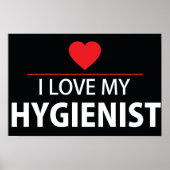 Ik hou van mijn hygiënisch Poster (Voorkant)