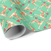 Ik hou van mijn Ibizan Hond Cadeaupapier (Rol Hoek)