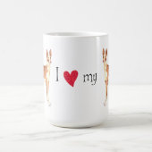 Ik hou van mijn Ibizan Hond Koffiemok (Center)