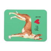 Ik hou van mijn Ibizan Hond Magneet (Horizontaal)