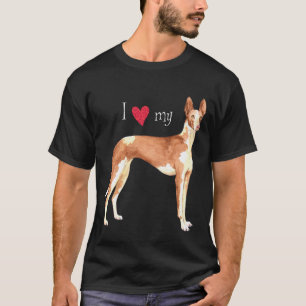 Ik hou van mijn Ibizan Hond T-shirt