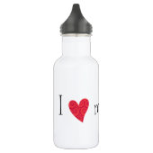Ik hou van mijn Ibizan Hond Waterfles (Links)