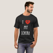 Ik hou van mijn Ichiro naam grappig T-shirt (Voorkant volledig)