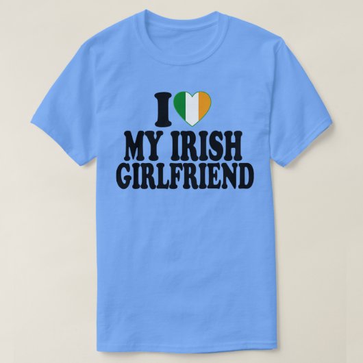 Ik hou van mijn Iers vriendin T-shirt (Design voorkant)