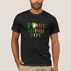 Ik hou van mijn Ierse jongen T-shirt