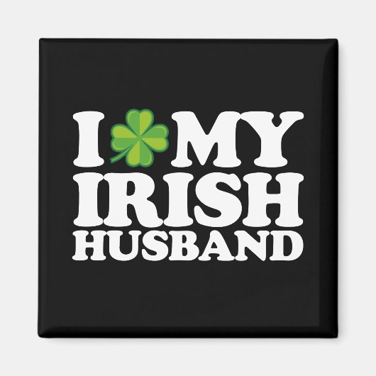 Ik hou van mijn Ierse man Koppel St. Patrick's Day Magneet (Voorkant)